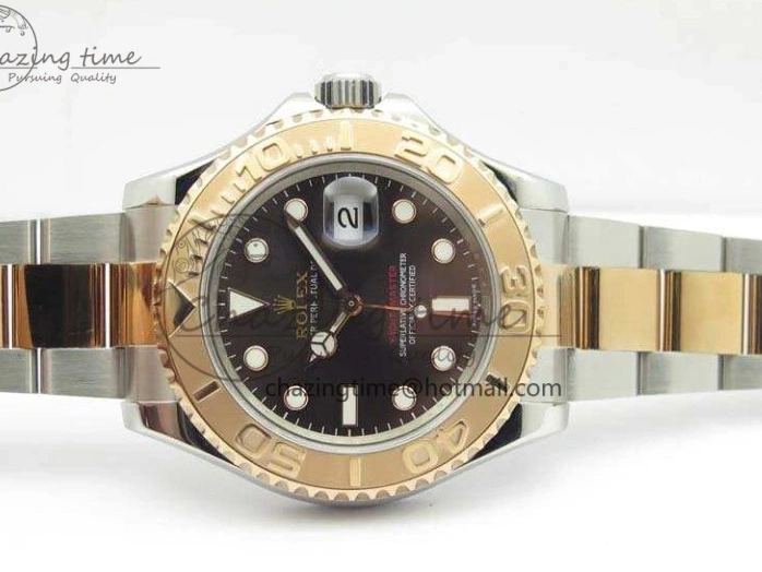 MiroTime 0122 Yacht-Master 116621 ARF 1:1 Best Edition Brown Dial On SS RG Bracelet A Affordable 3547